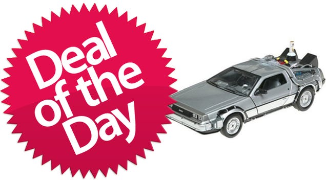 Back To The Future Delorean Diecast-Metal Replica Is Your Great-Scott Deal of the Day