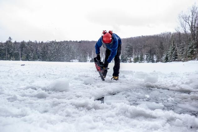 We Tested Waterproof Down By Jumping in a Frozen Lake