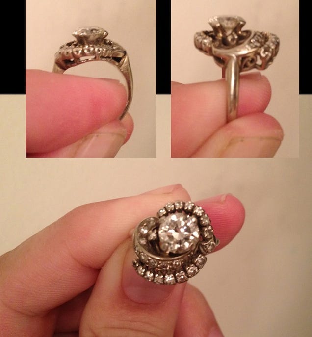 This Cylon engagement ring is frakking amazing
