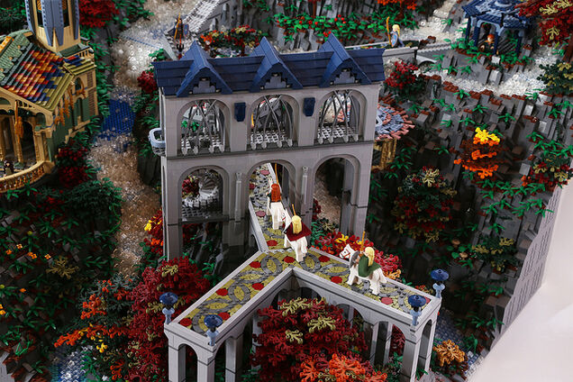 This gigantic amazing Lego recreation of Rivendell will blow your mind