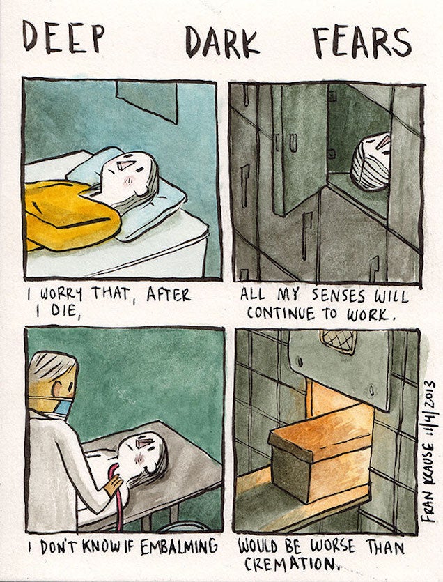 Our deepest darkest fears turned into terrifying cartoons