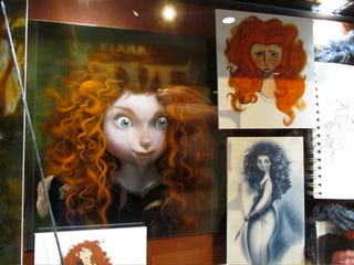 Beautiful Brave concept art takes you behind the ginger curls of Pixar's first solo female hero