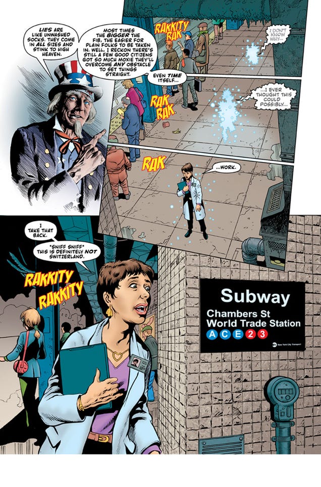 The 9/11 "Truther" comic sends you back in time to save the Twin Towers