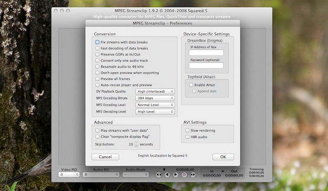 mpeg streamclip mac os x 10.9