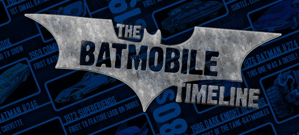 All The Most Important Batmobiles In One Handy Chart