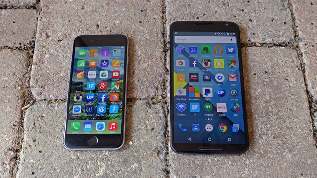 iOS vs Android: as & # XED; compared to 2015