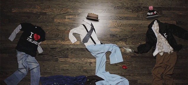 Awesome Stop-Motion Animation Shows Clothes Fighting Each Other Like an Action Movie