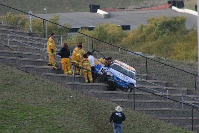 Spoon Sports JDM Honda Integra Launches Into Stands, Miraculously Injures No One