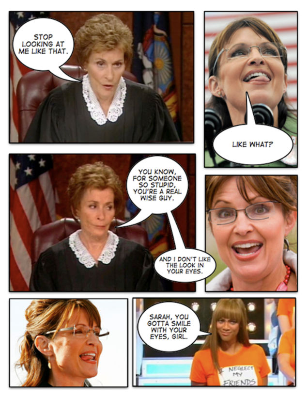 Comic Confrontations: Judge Judy Vs. Sarah Palin