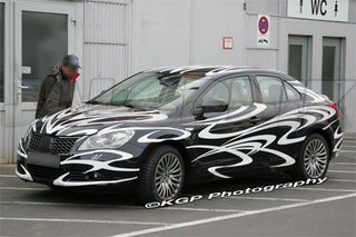 2010 Suzuki Kizashi Spotted Unclad And Ready For 'Ring Time