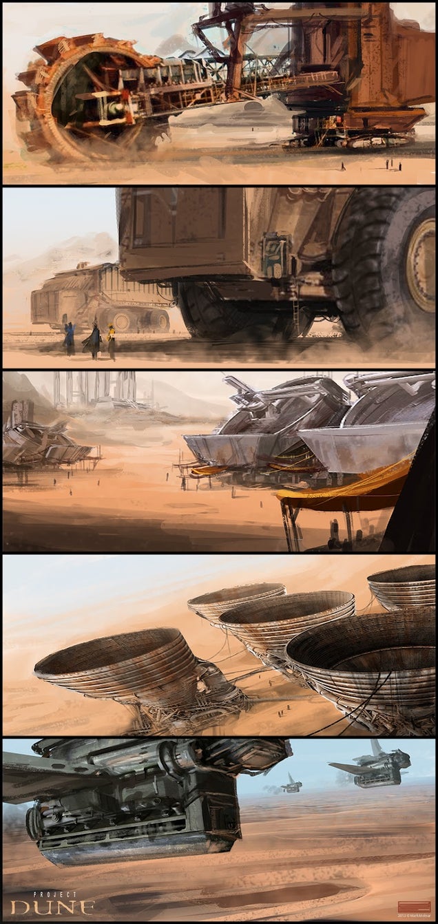 Amazing Dune concept art will make you see Arrakis anew
