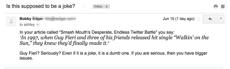 Smash Mouth Fans Speak Out