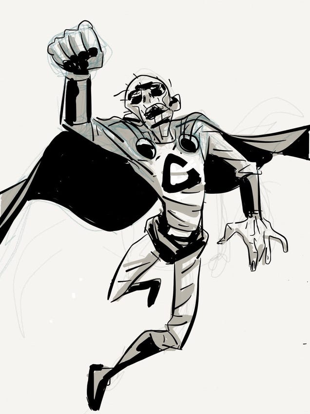 Pixar animator tries to create 365 superhero designs
