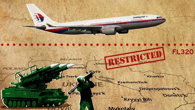 MH17 Was Barely Above Restricted Airspace When It Was Shot Down