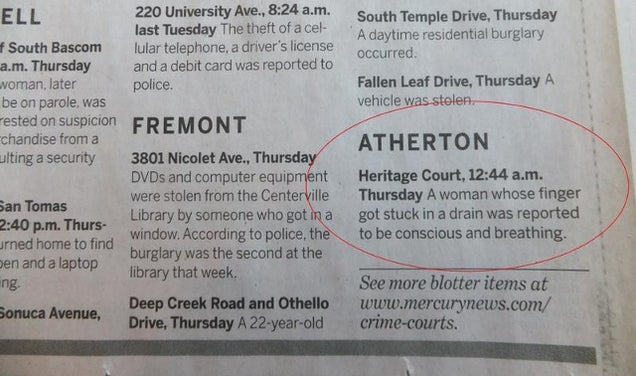 The Police Blotter for America's Third Most Expensive Zip Code is a Thing of First World Beauty