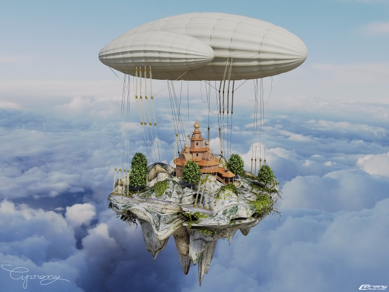 city island 5 airship