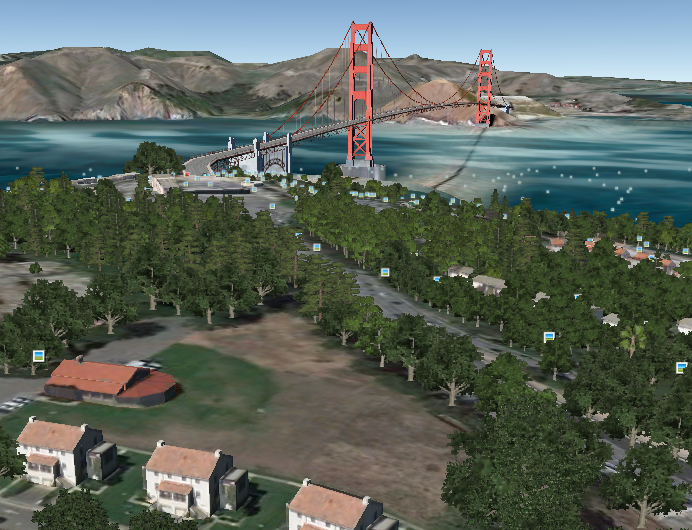 google earth 3d trees