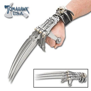 Taste the Steel of My Tomahawk Skull Gauntlet!!