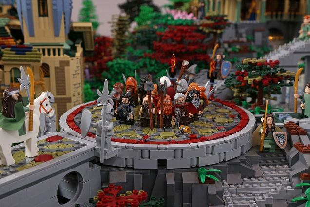This gigantic amazing Lego recreation of Rivendell will blow your mind