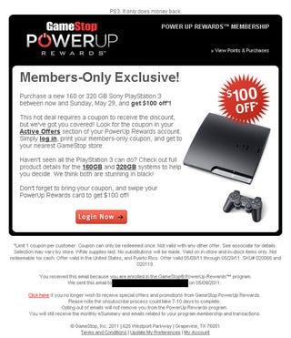 GameStop Knocks $100 Off The PlayStation 3, Just Not For Everybody