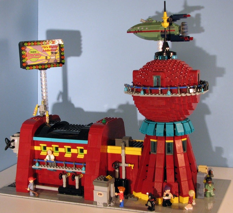 futurama lego ship