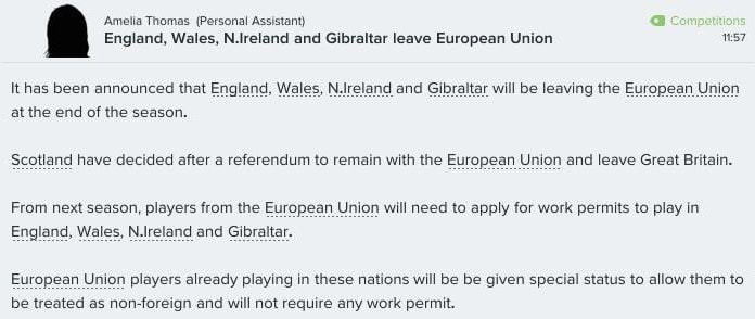 Brexit Is Going To Make A Sports Game Awesome
