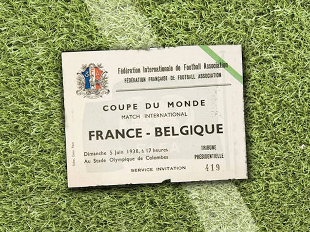 80 Years of World Cup Ticket Designs