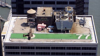 Manhattan's secret rooftop warplane