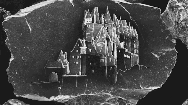 These Sand Castles Are Actually Castles Carved on Grains of Sand