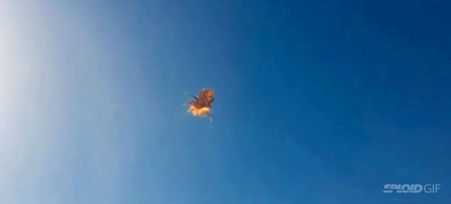 SpaceX rocket exploded in the air during a test launch