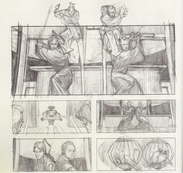 star wars storyboards for sale