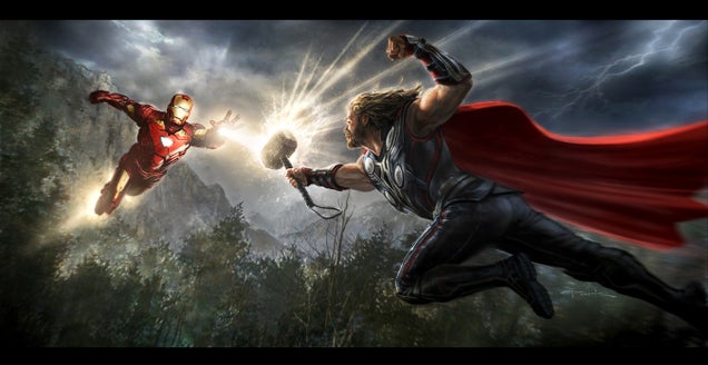Insane collection of Avengers concept art shows Thanos in action