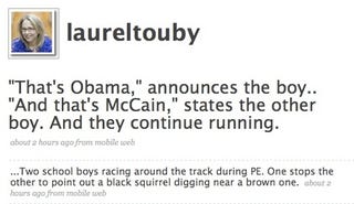 OMG Weeping Tears of Joy: Election-Night Overshares
