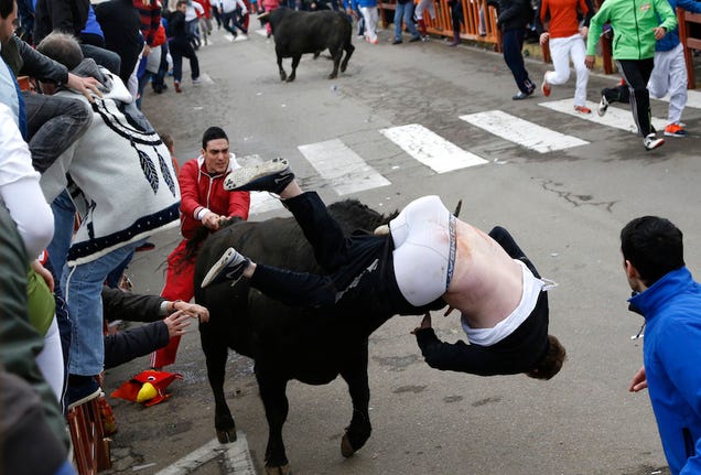 American Student Learns the Downside of Running With the Bulls