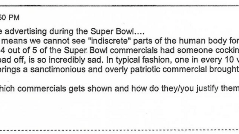 Sex And Dead Children: Every FCC Viewer Complaint About The Super Bowl