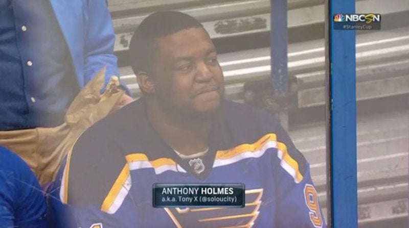 Man Who Discovered Hockey Attends Hockey Game, Loves It