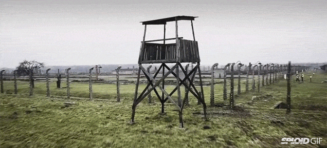 Video: Flyover drone footage of Auschwitz concentration camp is haunting