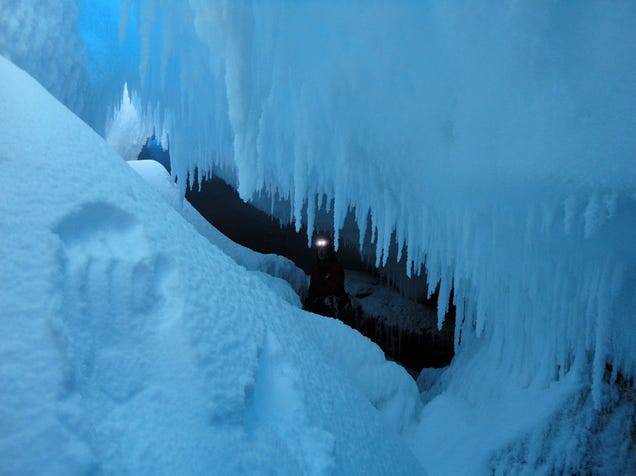 Antarctica's Volcanic Ice Caves Rival Hoth's