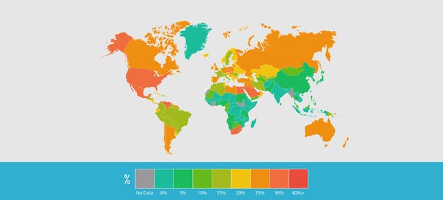 How Fat the World Is, Visualized