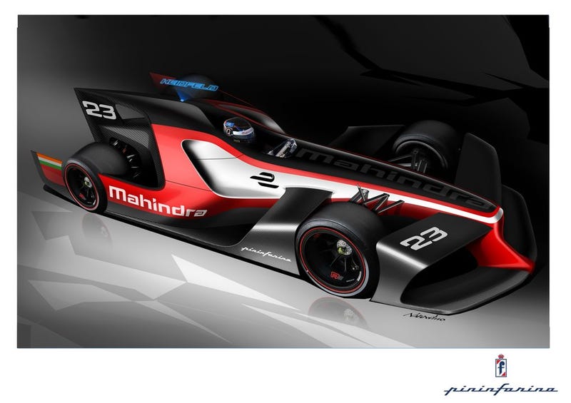 Los nuevos autos de Fórmula E diseñados por Pininfarina y Mahindra parecen naves del futuro