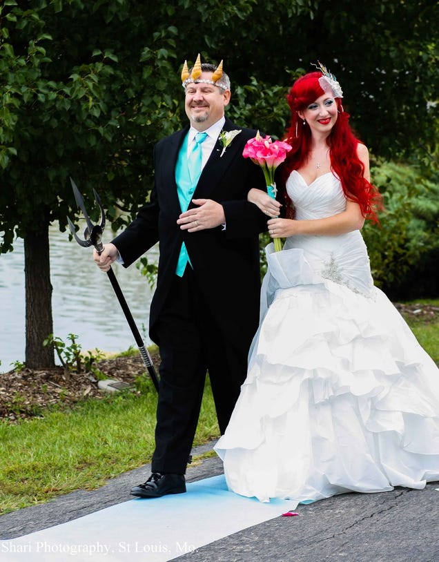 This is the most impressive Disney Princess wedding we've ever seen