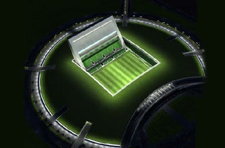 Doha's "Wall": The World's First Underground Stadium