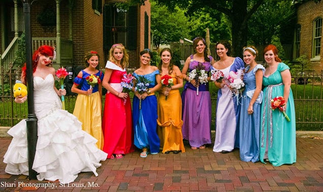 This is the most impressive Disney Princess wedding we've ever seen