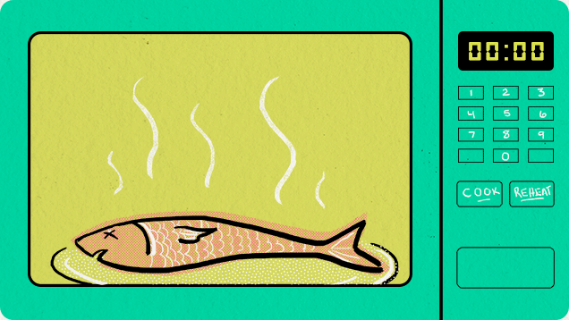 ​It's OK to Reheat Fish in the Microwave