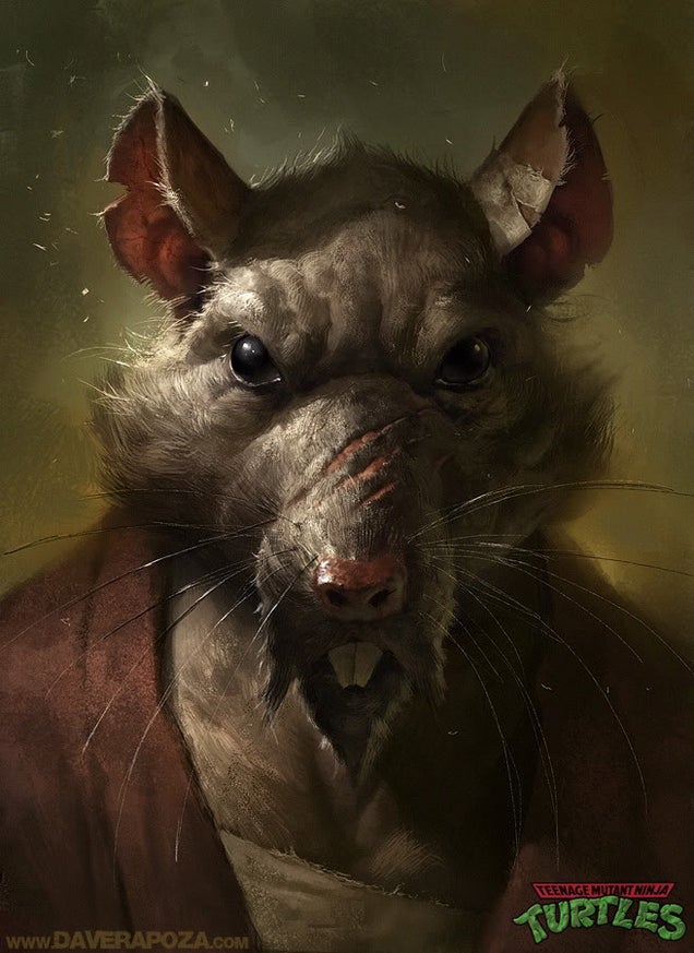 Astounding Teenage Mutant Ninja Turtles art brings the cartoon heroes to grim reality