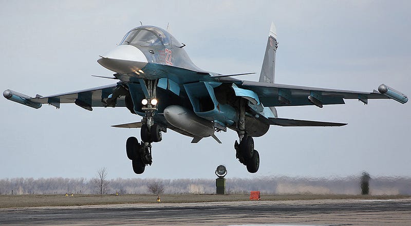 Jordan May Be Looking To Buy An Export Variant Of Russia's Su-34 Fullback Fighter-Bomber
