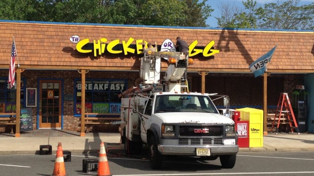 A Before-And-After Photo Of My Favorite Jersey Shore Restaurant Underwater