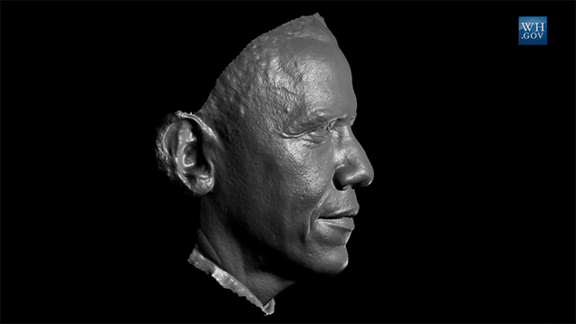 Damn, President Obama's 3D Portrait Is Realistic 