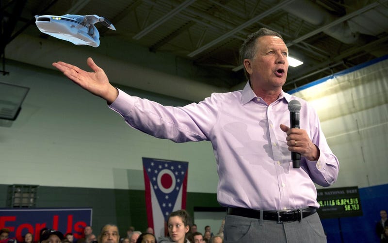 John Kasich Is the Only Candidate Bold Enough to Promise Americans a Flying Car