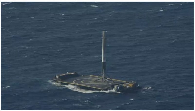SpaceX Just Landed a Rocket on a Drone Ship